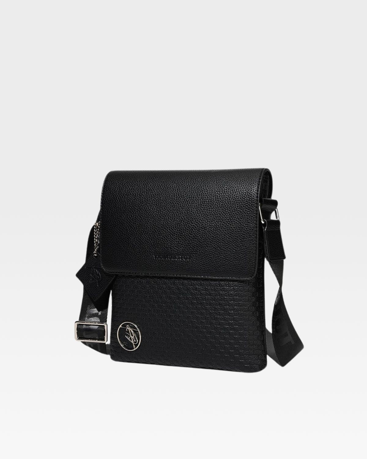 Bodega Crossbody Messenger Bag in Black
